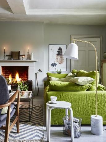 grøn keswick sofa stue