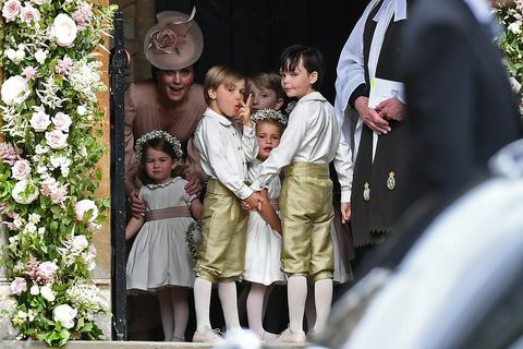 Kate Middleton Shushing Kids I Pippa Middletons bryllup