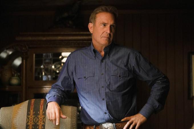 kevin costner som john dutton på yellowstone