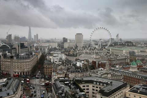 Generelle udsigter over London Skyline