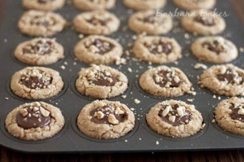 jordnøddesmør nutella cookie kopper