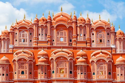 hawa mahal palads i jaipur, rajasthan