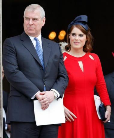 Prins Andrew, prinsesse Eugenie