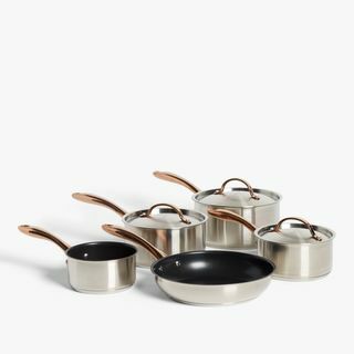 Kobber Features Pan Set, 5 stk