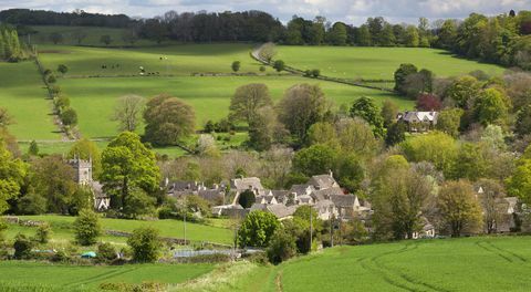 Village of Upper Slaughter, Gloucestershire