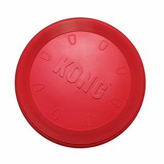 KONG - Flyer - Holdbart gummi Flying Disc-hundelegetøj - til store hunde