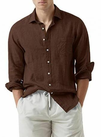 Brun Button Down skjorte