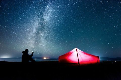 Camping under stjerner