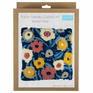 Punch Needle Kit Pude Modern Floral