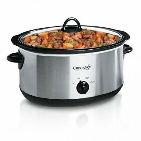 7-kvart Oval Manuel Slow Cooker