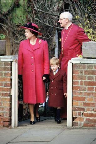 Dronningen med prins William