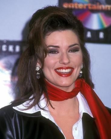 fil foto af shania twain ved blockbuster awards i los angeles i 1996 foto af barry kingwireimage