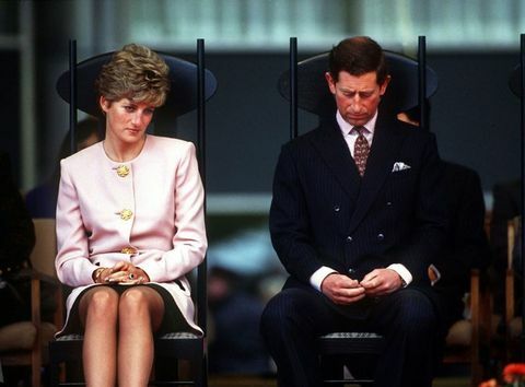 prinsen og prinsessen af ​​wales deltager i en velkomstceremoni i toronto i begyndelsen af ​​deres canadiske turné, oktober 1991 foto af jayne fincherprinsesse diana archivegetty images