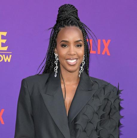 skuespillerinde og sangerinde, kelly rowland, deltager i los angeles særlige visning af netflixs the curse of bridge hollow på netflix tudum teater