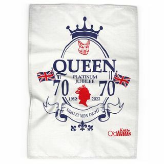 Queen's Platinum Jubilee viskestykke