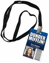 Pam Halpert Dunder Mifflin Inc. ID-badge 