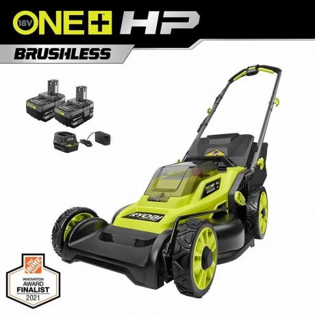 16 tommer. ONE+ HP 18-volt lithium-ion ledningsfrit batteri Walk Behind Push-plæneklipper