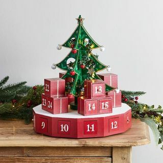 Juletræ 3D træ adventskalender