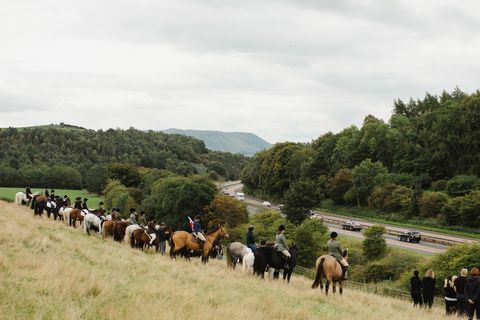 dronning processions biler