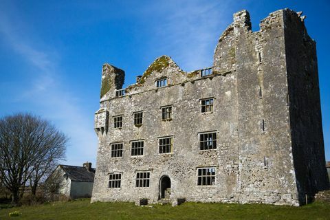 Leamaneh Castle i Clare - Irland. 