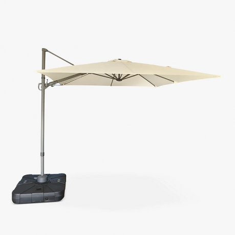 Fritstående parasol og base
