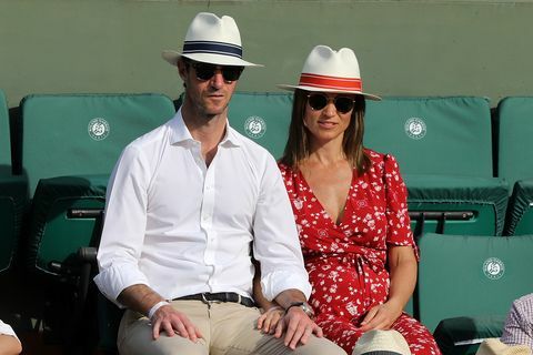 Pippa Middleton var indbegrebet af cool i rød og hvid Ralph Lauren kjole
