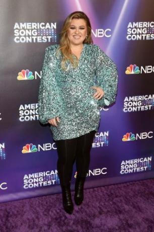 kelly clarkson amerikanske sangkonkurrence pailletter