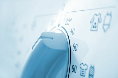 Temperaturskive på vaskemaskine