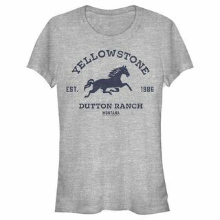 Junior's Blue Horse Dutton Ranch T-shirt