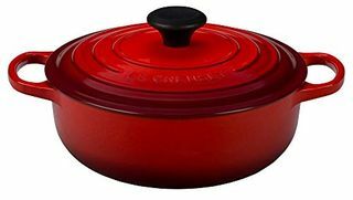 Le Creuset 3,5 Quart støbejern Sauteuse-ovn