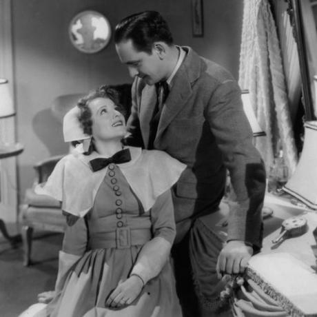 Janet Gaynor og Fredric March i 'A Star Is Born'