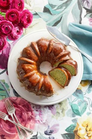 opskrift på pistacie citronbundt kage