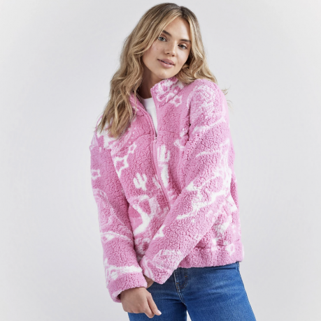 Wrangler x Barbie™ Western Sherpa-jakke 