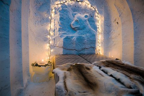 Bo i en sne Igloo i Finland på Airbnb