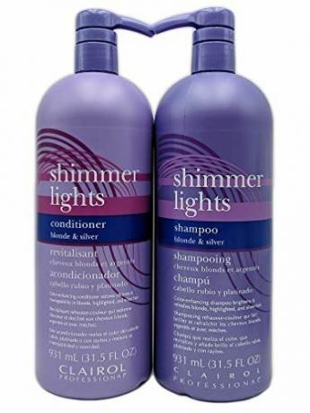 Clairol Shimmer Lights Shampoo & Conditioner 31,5 oz Duo (blond og sølv)