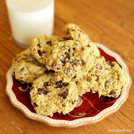 avocado chokolade chip cookies