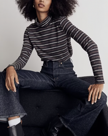 Whisper Cotton Turtleneck Top