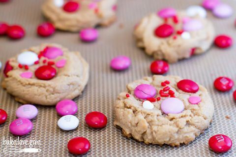 jordnøddesmør m og m cookies