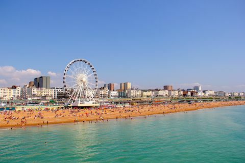 Panoramaudsigt over Brighton Beach