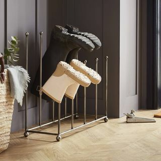 Country Living Iron Welly Boot Stand