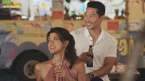 Daniel Dae Kim og Grace Park på Hawaii Five-0