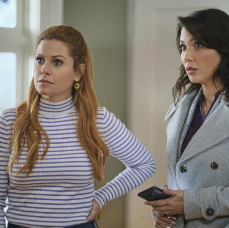 'fuldt hus' rollebesætning og tidligere kendetegnende skuespillerinde candace cameron bure i aurora teagarden mysterier