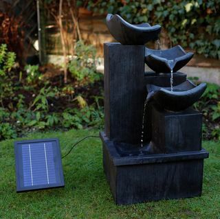 Gardenwize Solar Cascading Skifer-Effect Water Feature